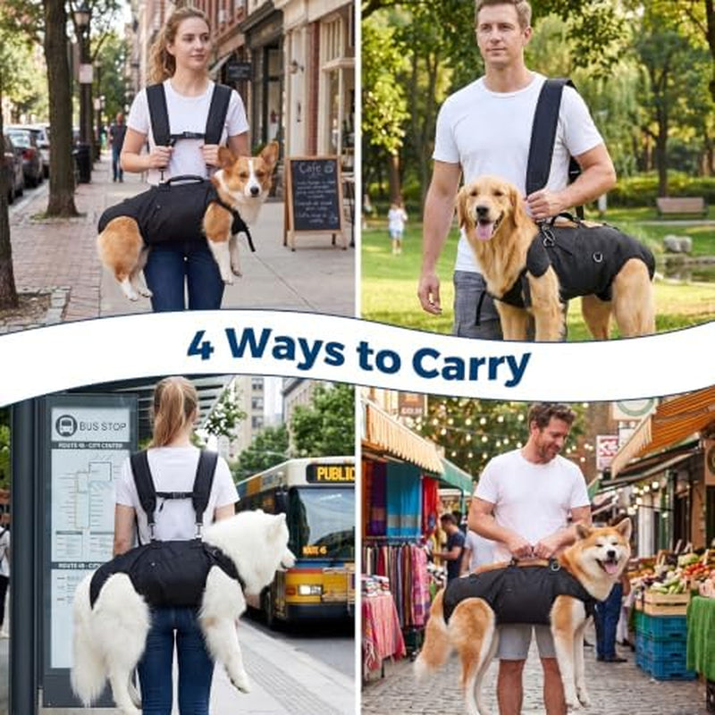 Dog Lift Harness – Full-Body Support Carrier for Senior & Post-Surgery Dogs (Large, 24–40 lb)