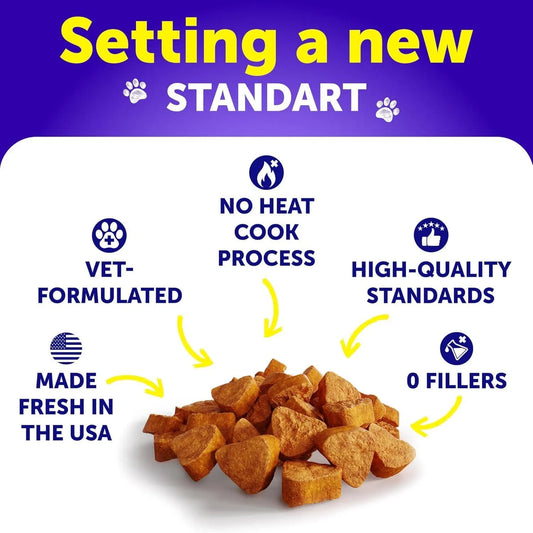 Glucosamine Dog Chews – 20-in-1 Multivitamin with Probiotics & Omega-3, 120 Chews